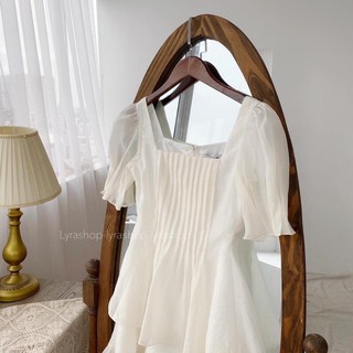 VÁY TƠ HÀN XẾP TẦNG CAO CẤP