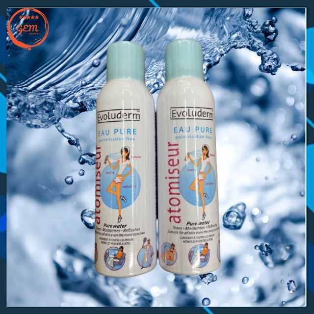 Xịt Khoáng Cung Cấp Nước Evoluderm 150ml Atomiseur Eau Pure Water - Gem Official Store | BigBuy360 - bigbuy360.vn