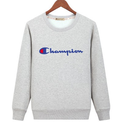 Áo Sweater Dài Tay In Chữ Champion Thời Trang Mùa Đông Cho Các Cặp Đôi