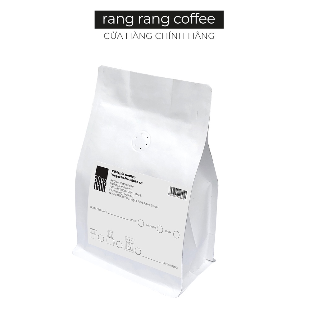 Cà Phê Specialty Ethiopia Heirlooms Rang Rang Coffee 250g