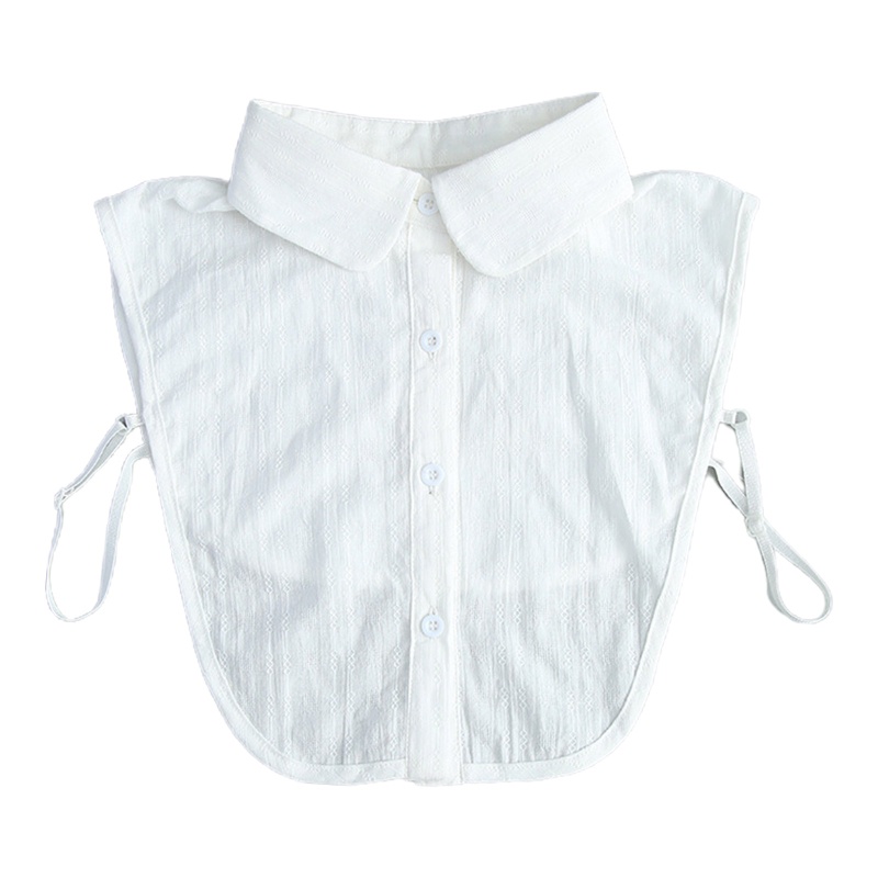Cổ Áo Sơ Mi Polyester Giả Kiểu Cổ Điển Thanh Lịch Có Thể Tháo Rời