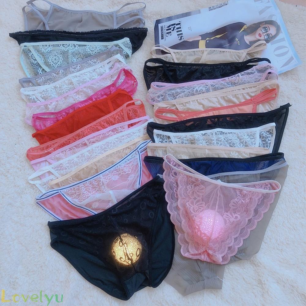 Quần lót ren lưới thoáng khí thoải mái thời trang cho nữ