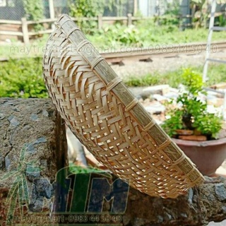 Mây tre- Rổ tre đan thưa rửa rau -Tre HN