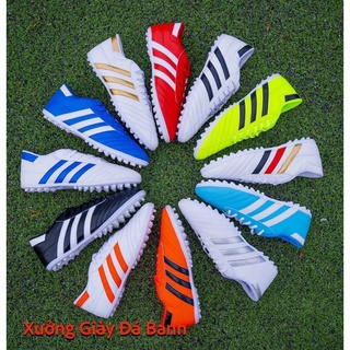 Giày đá bóng 3 sọc đã KHÂU Full ĐẾ,giày đá banh sân cỏ nhân tạo
