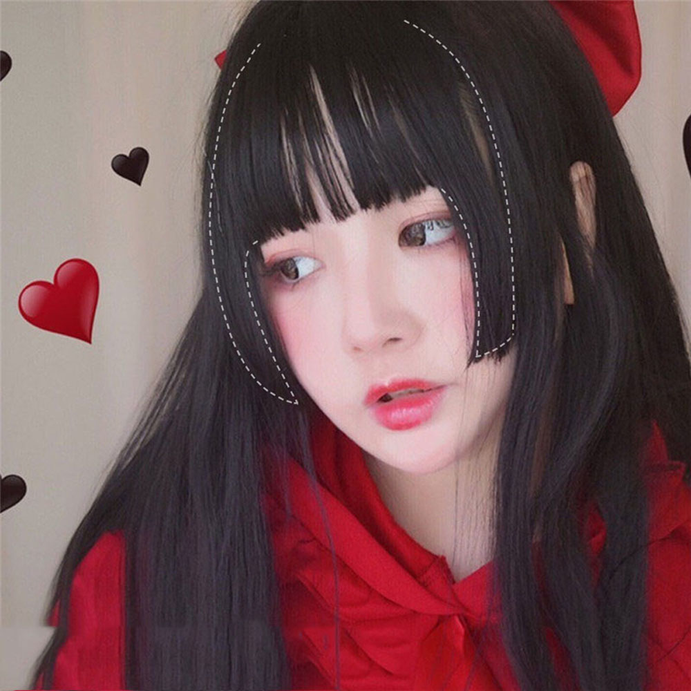 Tóc Mái Bằng Sợi Tổng Hợp 3d Kiểu Công Chúa Dễ Thương