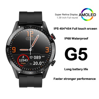 G5 Smart Watch 1.39 Inch IP68 Waterproof Heart Rate Multiple Sports Smartwatches For IOS Android