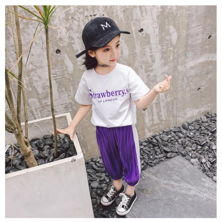 Set bộ thun cho bé gái - Quần áo trẻ em - Bộ bé trai - bộ bé gái - Thời trang trẻ em
