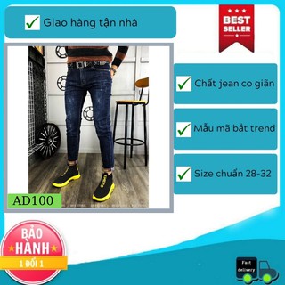 Quần Jean Nam Chất Bò Cao Cấp AD100TG NHIỀU MẪU MỚI CO GIÃN PHONG CÁCH SOÁI CA (44_70KG)