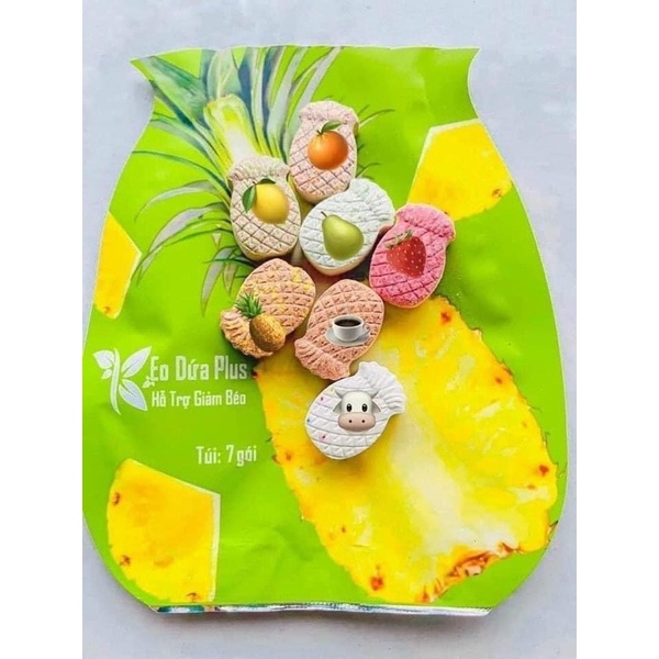 Kẹo Dứa VIC Chính Hãng 7 Viên 7 Vị Mẫu Mới Nhất