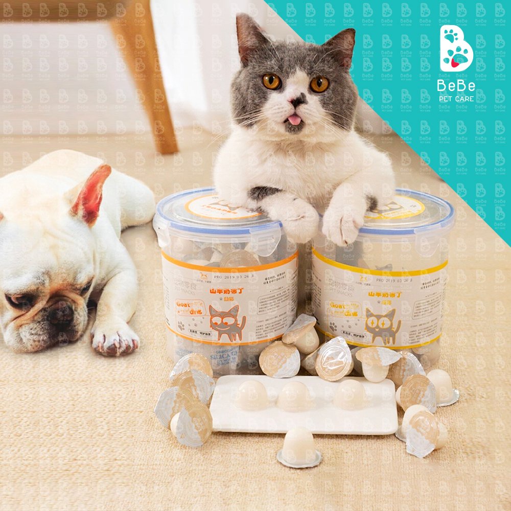 Pudding Sữa Dê Bổ Sung Canxi &amp; Lợi Khuẩn Cho Mèo 15Gr