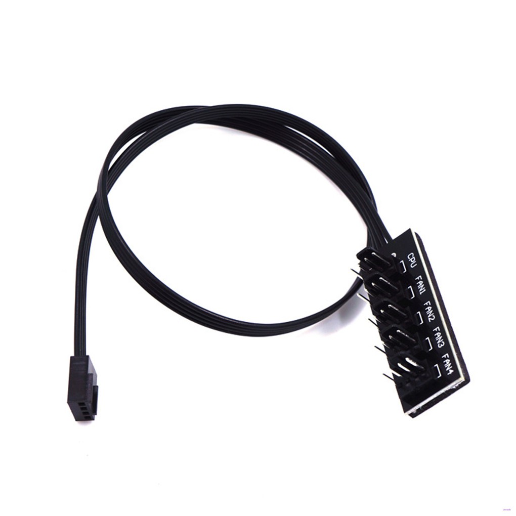 Cáp Chia Quạt Tản Nhiệt 1 Ra 5 4-pin Tx4 Pwm Pwm 3 / 4pin Pwm Chasis