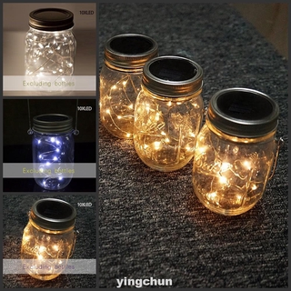 MASON Lọ Thủy Tinh Có Dây Đèn Trang Trí