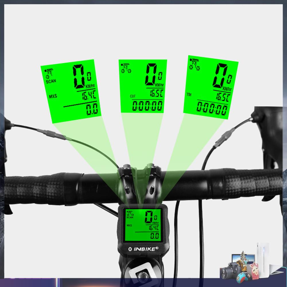Đồng Hồ Đo Tốc Độ Có Dây Cho Xe Đạp