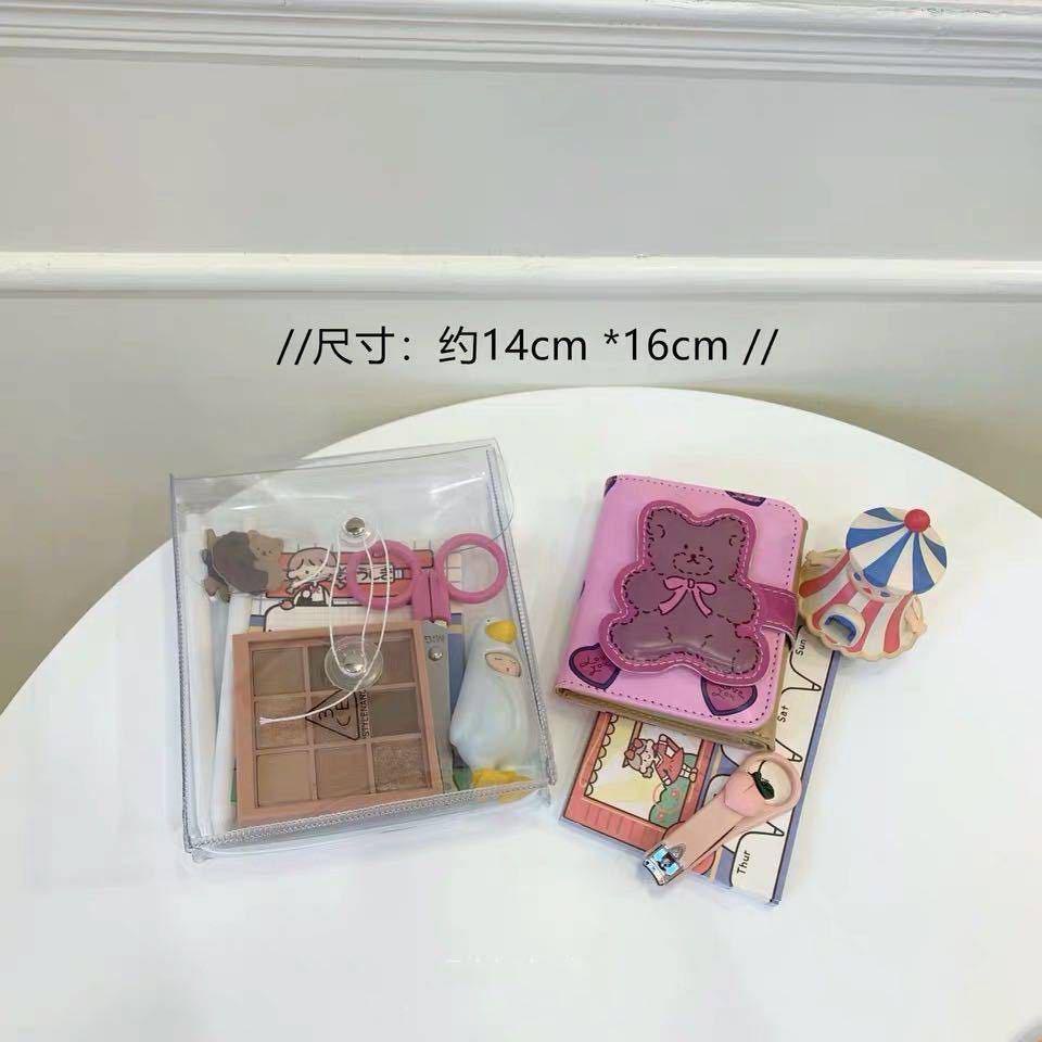 Túi trong suốt đựng phụ kiện/sticker/dụng cụ học tập/đồ dùng cá nhân