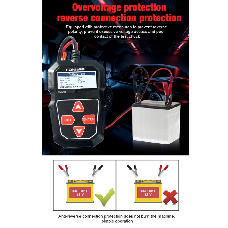 Thiết Bị Kiểm Tra Tải Điện Cho Xe Hơi 100-2000 CCA