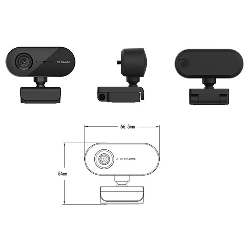 Webcam Hd 1080p Kèm Micro Có Thể Xoay Dành Cho Máy Tính Để Phát Sóng Trực Tuyến | BigBuy360 - bigbuy360.vn