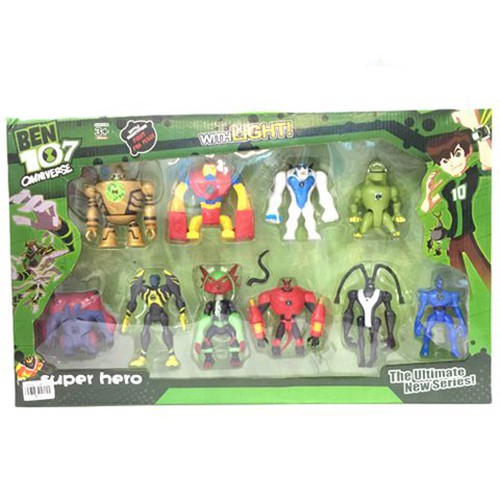 Ben 10 - Bộ 10 Nhân Vật 8910Đồ Chơi Hồ Chí Minh