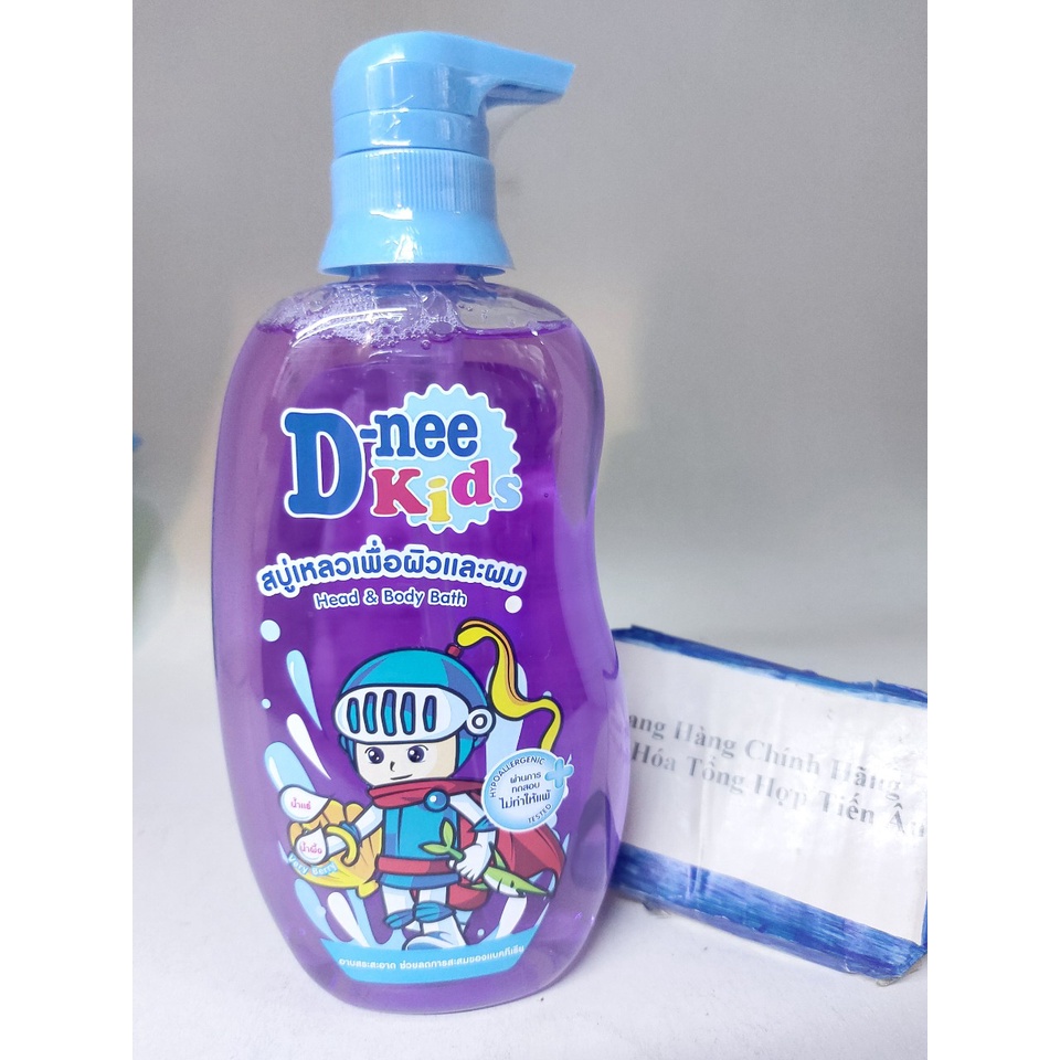 Tắm Gội Toàn Thân Trẻ Em  D-Nee Kids 400ml nhiều hương