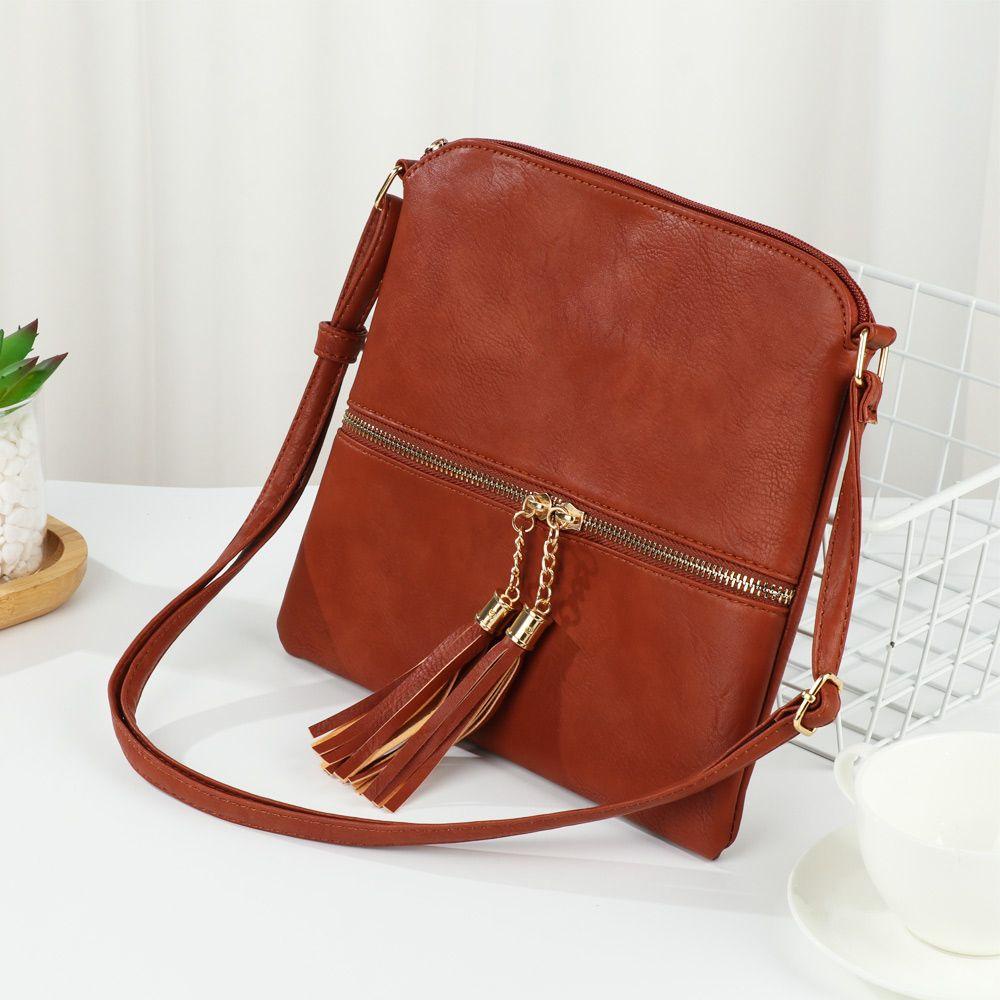 MIHAN1 Túi Xách Da PU Dây Đeo Vai Dễ Dàng Điều Chỉnh