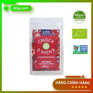 [CHÍNH HÃNG] Cám yến mạch hữu cơ cho bé ăn dặm Sottolestelle 250g nhập khẩu Ý nấu cháo, làm bánh,.. Sống Lành