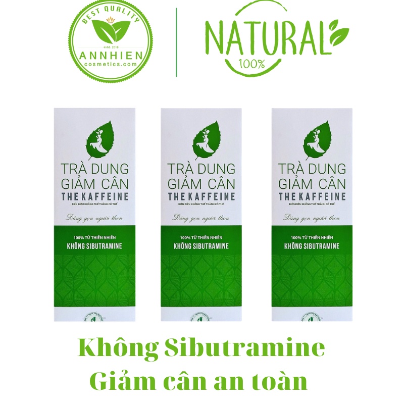 Trà giảm cân - Trà dung giảm cân The Kaffeine - 30 túi lọc - Lá Dung Giảm Cân (Mẫu Mới  - Chính Hãng)