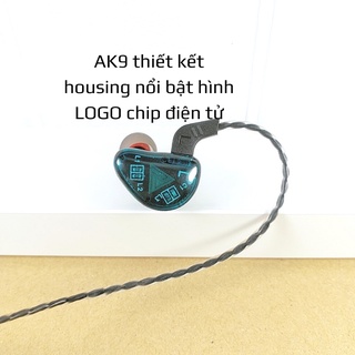 Tai nghe nhét tai QKZ AK9 LOGO chip, dải âm trầm và mic đàm thoại chất lượng