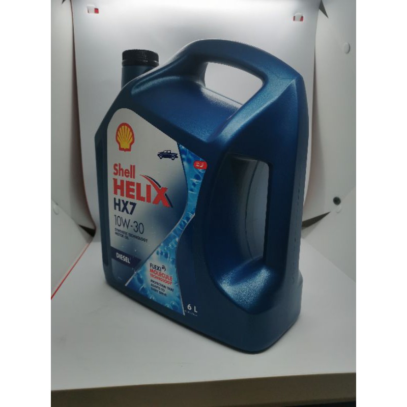 Nhớt Cao Cấp Cho Xe Ô Tô SHELL HX7 DIESEL  DẦU 10W-30 6L