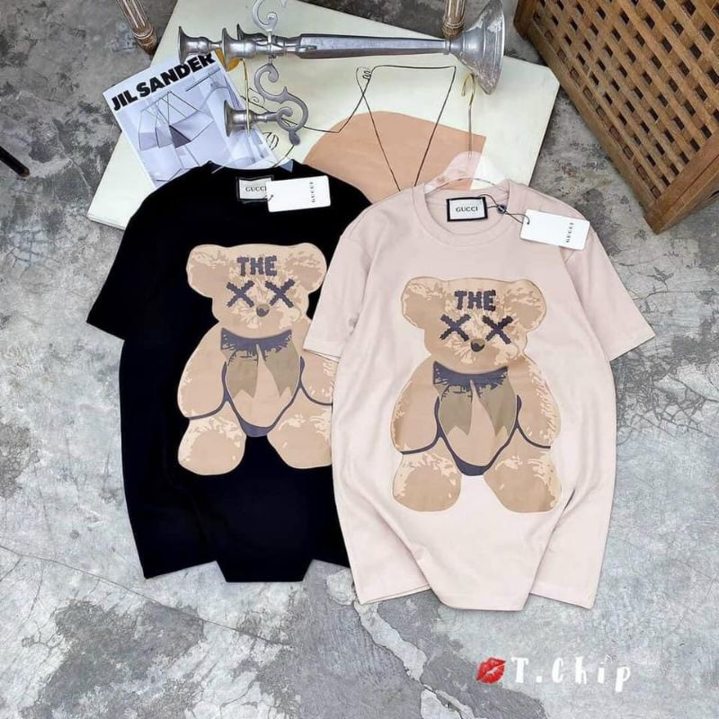 [Rẻ Vô Địch] Áo thun cotton tay lỡ unisex - - ÁO GẤU THE X X - - mẫu hot 2022