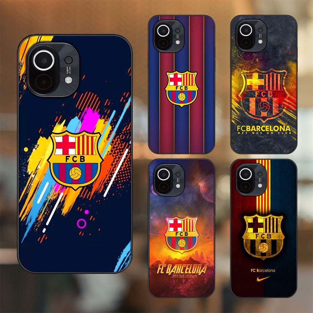 Ốp lưng Xiaomi Mi 11 viền đen in hình Barcelona Barca