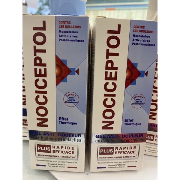 NOCICEPTOL Gel bôi giảm đau hàng Pháp, tuýp 60ml