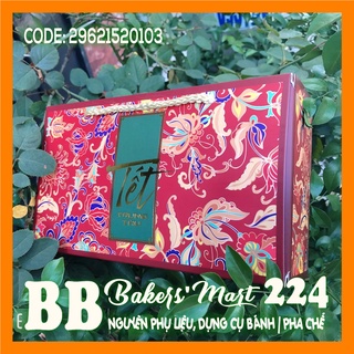 💥 HOT 💥 Combo 10 cái hộp trung thu 2 bánh HỒNG GẤM (Hộp xách RỖNG, KHÔNG hộp con)