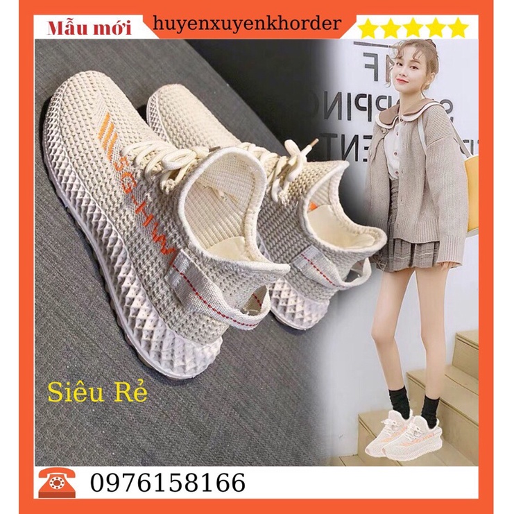 Giày vải nữ, giầy thể thao các mẹ đi bộ, đi phượt đế mềm có thoáng khí chống trơn trượt quá rẻ đẹp