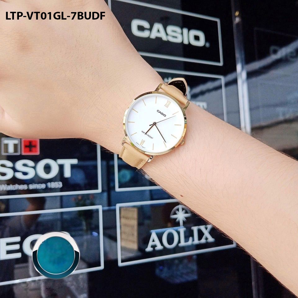 Đồng hồ nữ dây kim loại Casio Standard chính hãng Anh Khuê LTP-VT01 Series (34mm) VT