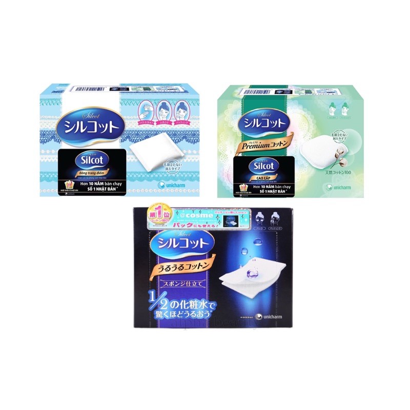 ☘Thùng 30 hộp Bông trang điểm SILCOT