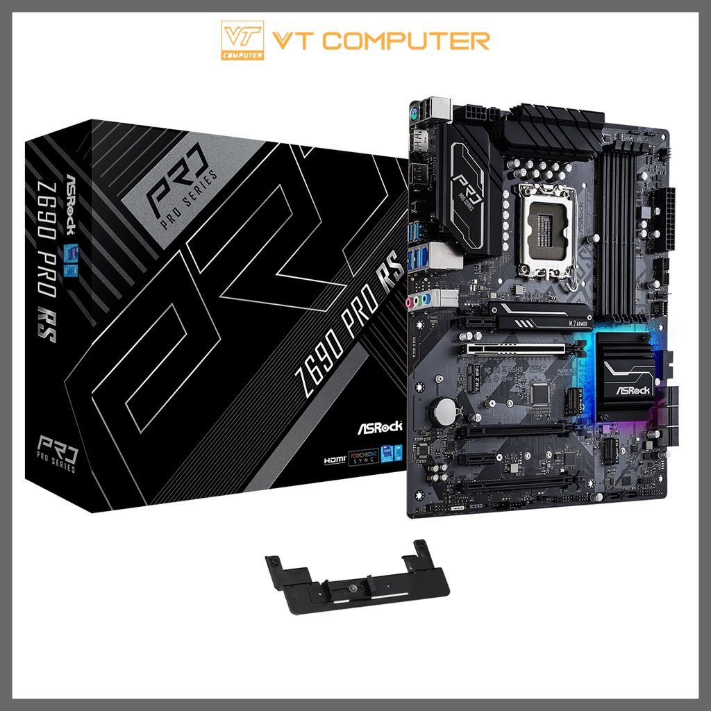 Bo Mạch Chủ ASRock Z690 Pro RS/Steel Legend / DDR4 / Socket 1700 / Bảo Hành 36 Tháng