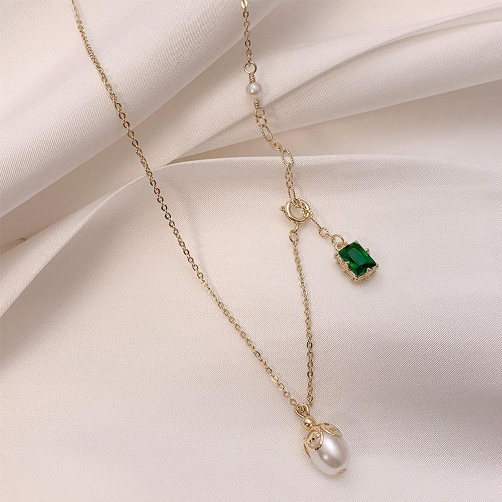 Vòng cổ Mặt Ngọc Trai Đơn Giản