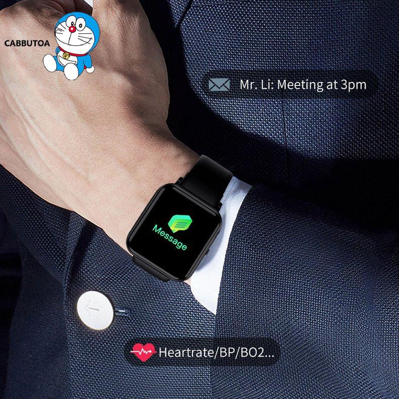 Đồng Hồ Thông Minh Y68plus Màn Hình Màu Theo Dõi Sức Khỏe