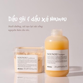 GỘI XẢ DAVINES NOUNOU DÀNH CHO TÓC HƯ TỔN