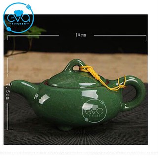 Bộ Ấm 6 Chén Trà Men Ngọc Bích