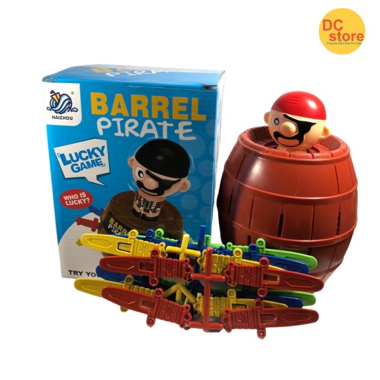 Đồ Chơi Mô Hình Hải Tặc Đâm Kiếm Vui Nhộn - Hồi Hộp- Đáng Yêu Dành Cho Bé Size 16 Kiếm, Cao 14cm