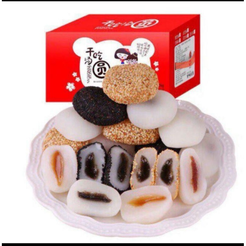 [date mới] 2kg bánh mochi tròn mix vị