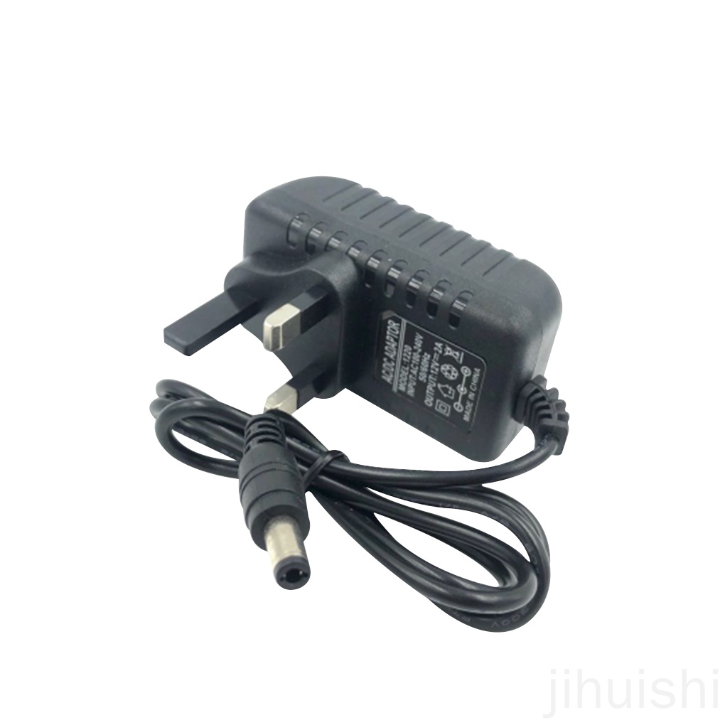 Power Supply Adapter DC 12V 2A AC Power Supply Wall Charging Adapter for Wireless Router UK Plug jihuishi