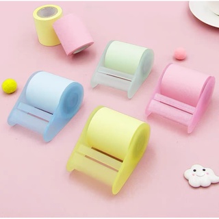 Cuộn giấy ghi chú kèm dụng cụ cắt tiện lợi