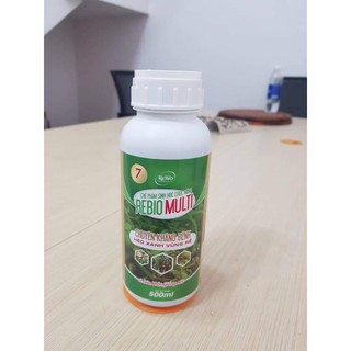 Chế phẩm REBIO MUNTIL 7 (chai 500ml) - Chuyên phòng bệnh héo xanh do vi khuẩn