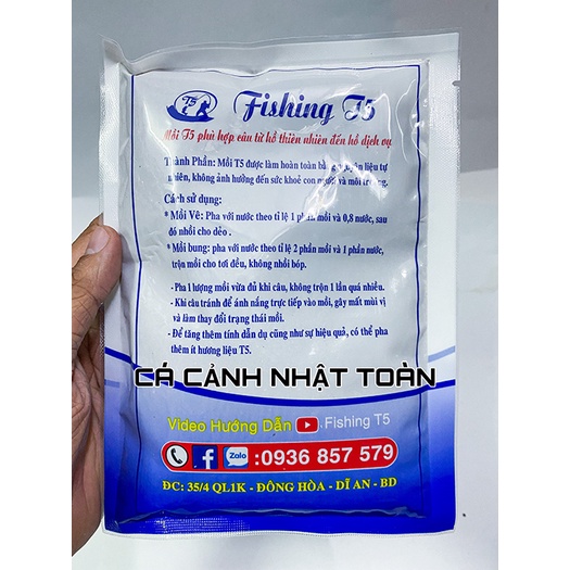 MỒI CÁM CÂU CÁ RÔ PHI SIÊU TỐC T5 200G