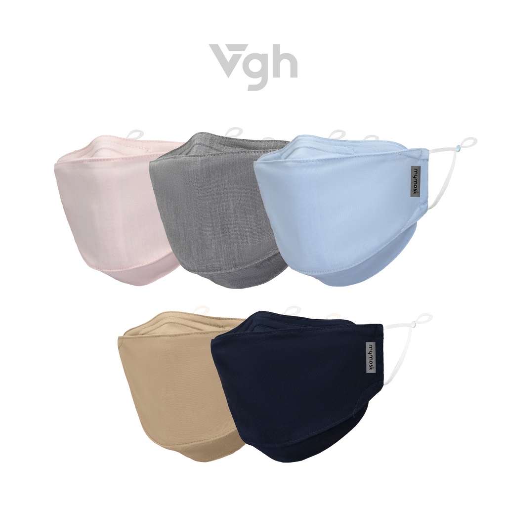 Khẩu trang vải MyMask với công nghệ Thụy Sĩ diệt khuẩn, thời trang, phong cách - Chính hãng VG Healthcare - Hộp 1 chiếc