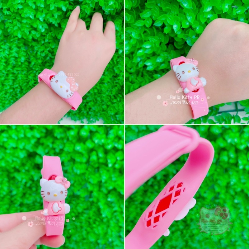 Vòng đeo tay chống muỗi không thấm nước Hello Kitty - Doremon Doraemon