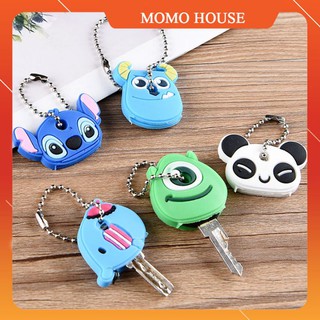 Combo 3 Bọc Chìa Khoá Chất Liệu Cao Su Hình Nhân Vật Hoạt Hình Siêu Cute