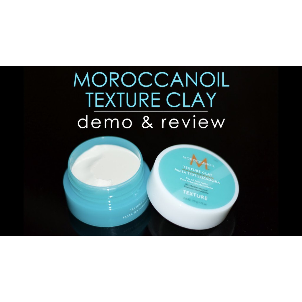 Sáp vuốt tóc Moroccanoil Texture Clay 75ml | Tạo kiểu tóc cho nam