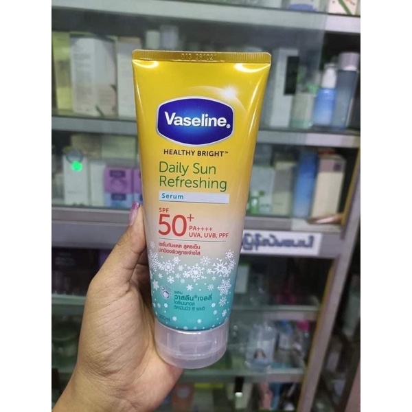01 Tuýp Sữa Dưỡng Thể VASELINE Chống Nắng Daily Sun Refreshing SPF50+ Thái Lan 170ml